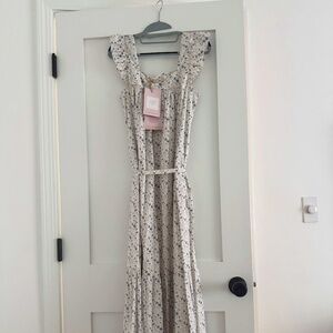 The Benny Dress | Daisy Field Blue